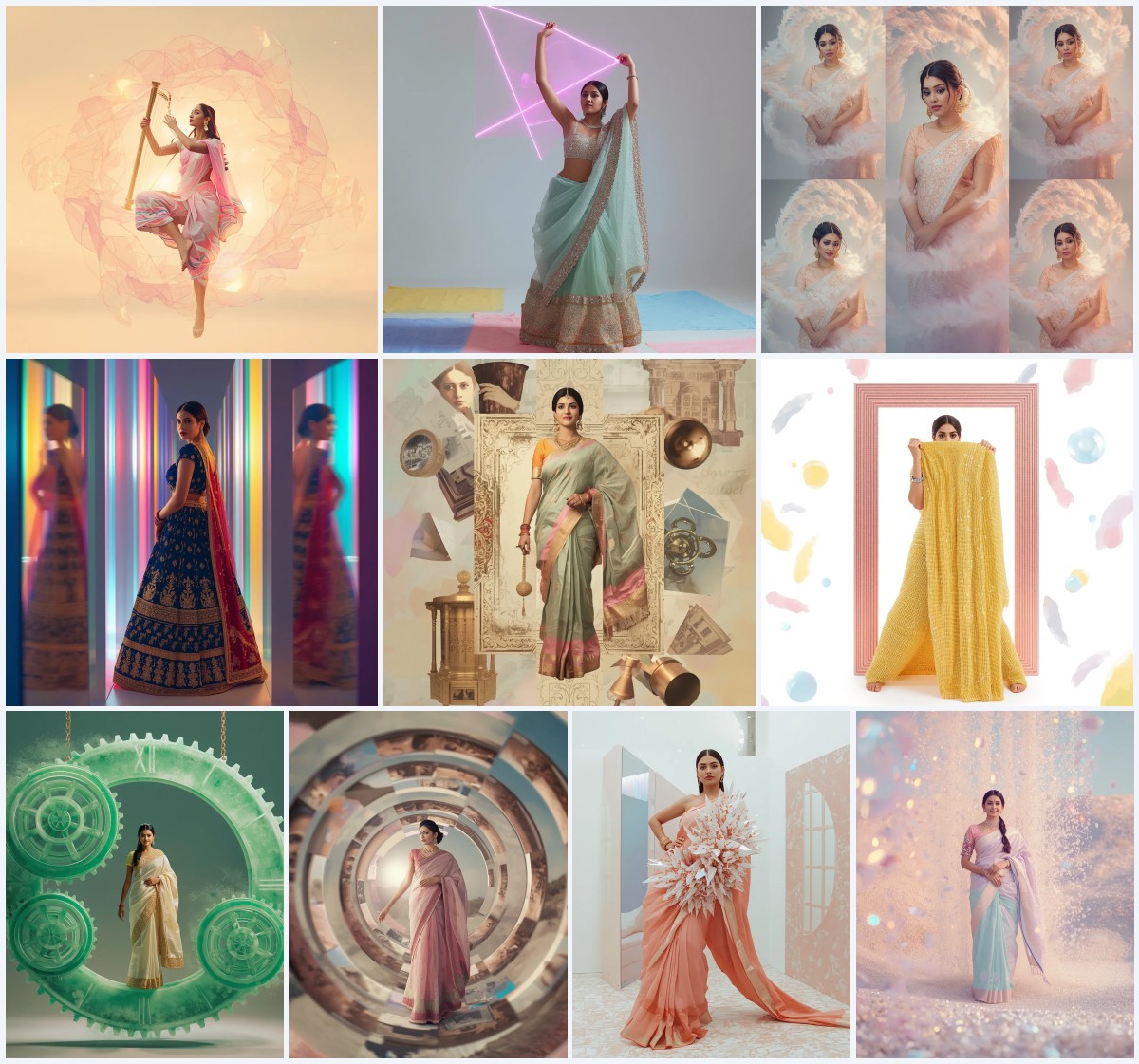 New 10 Traditional Look Prompts for Girls and Couples with Harmony | new prompt ai video
